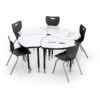 MooreCo Hierarchy 30" Table, Whiteboard (113361-MRKR)